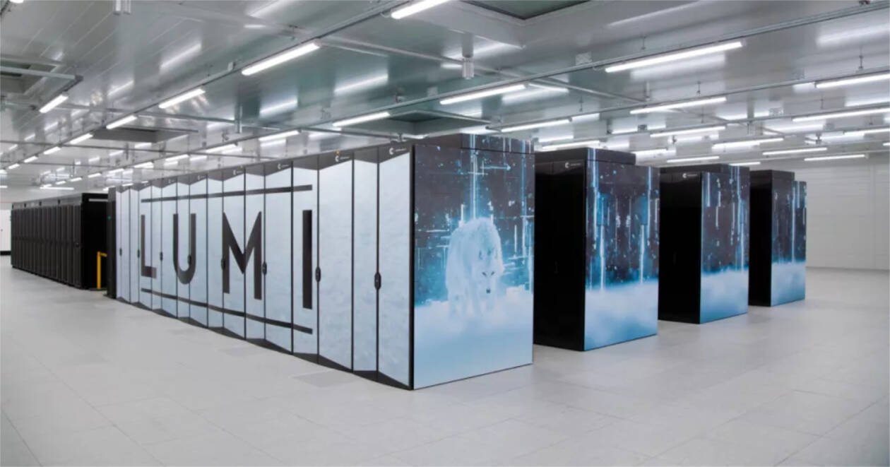 Immagine di LUMI è il supercomputer più potente d'Europa ed è tutto AMD