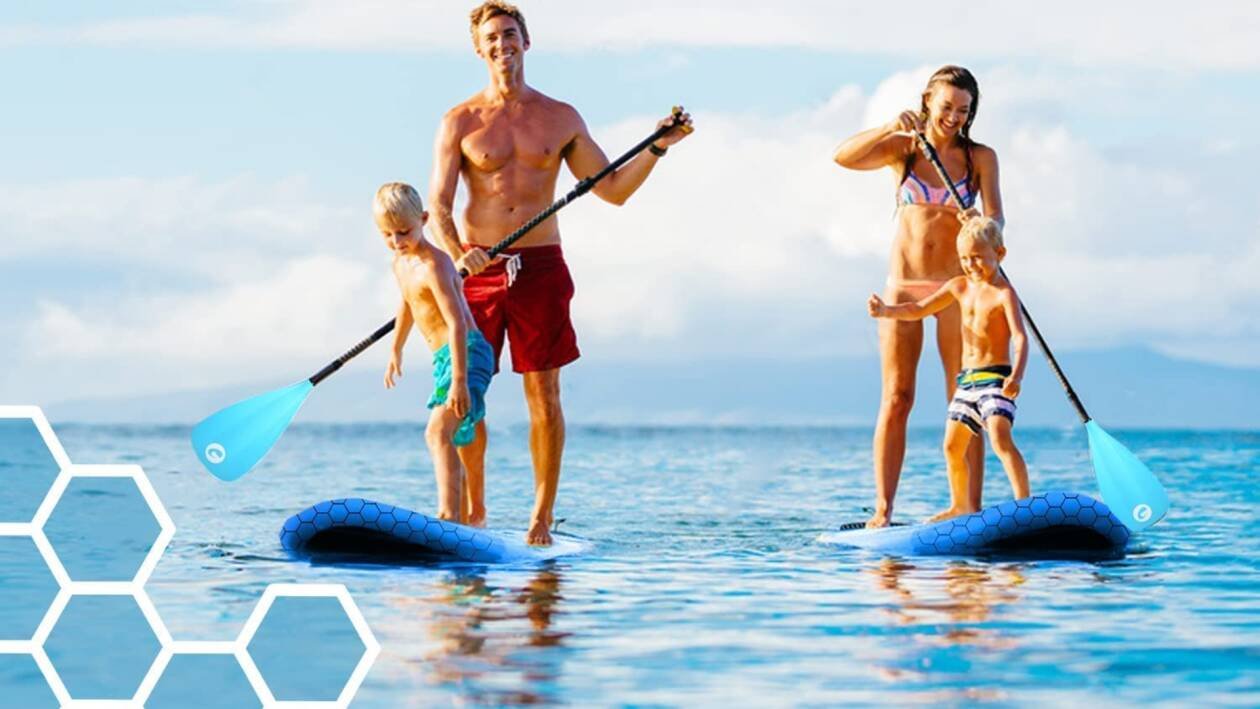Immagine di Fino al 44% di sconto su queste splendide paddle board da surf!