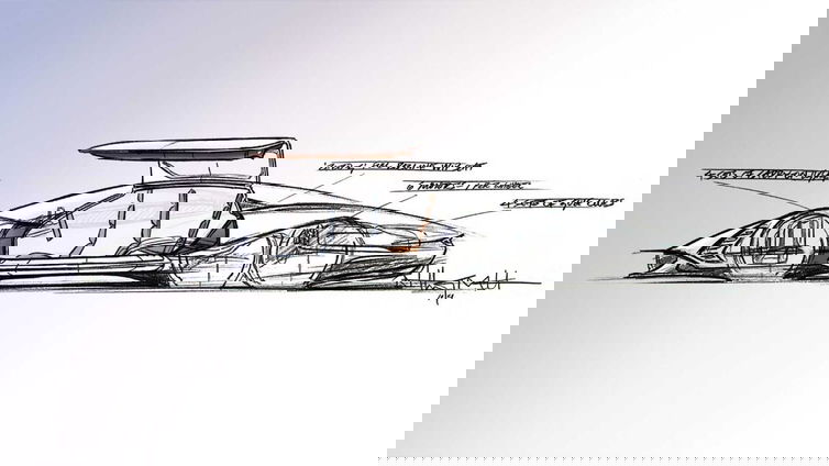 Immagine di Hennessey svela Deep Space, la GT elettrica a 6 ruote