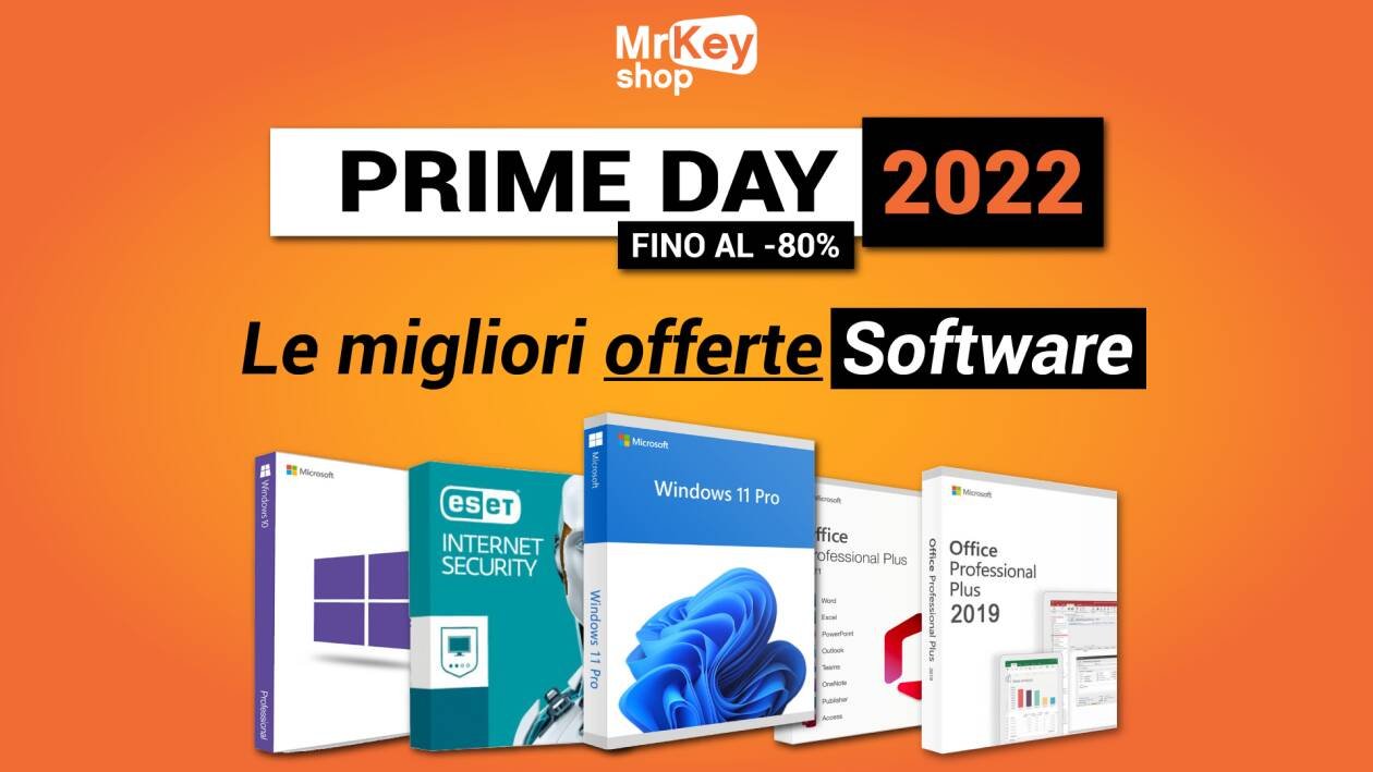 Immagine di Prime Day 2022: le migliori offerte Windows, Office e Antivirus