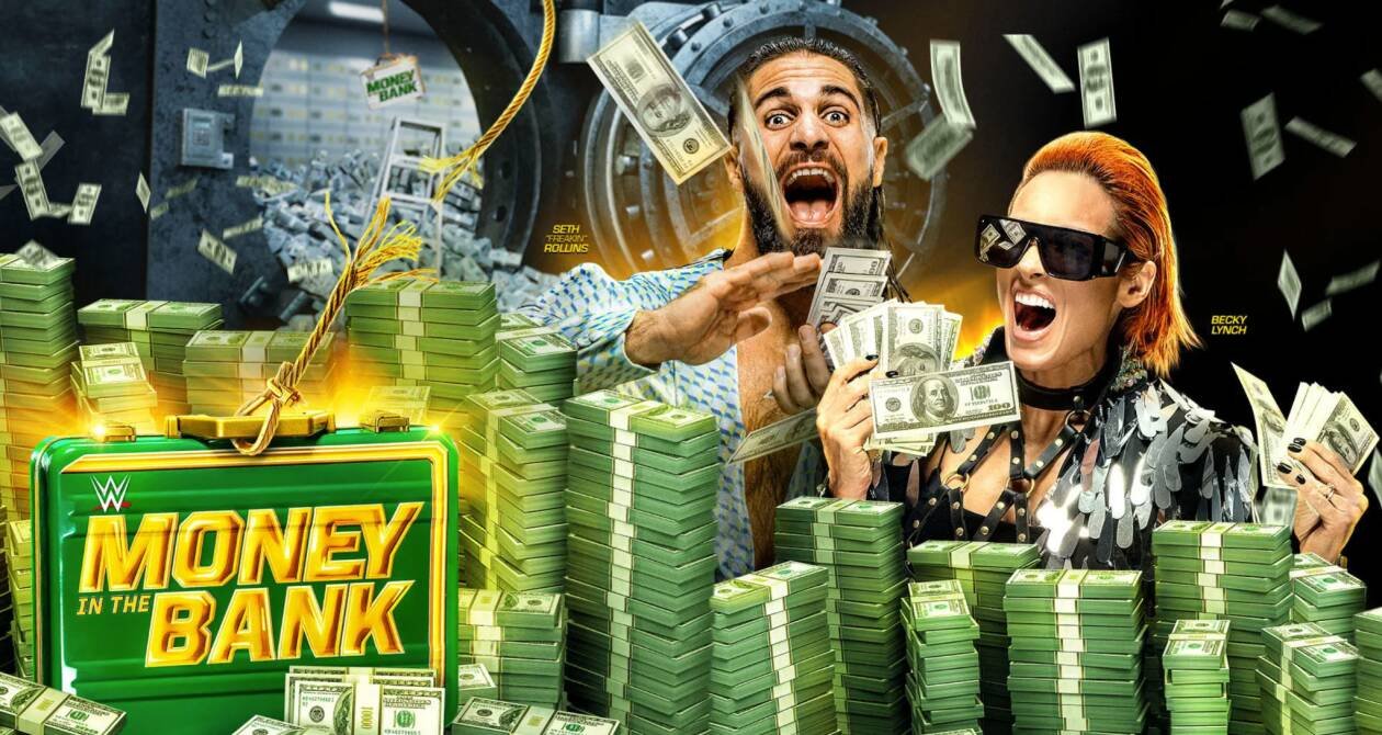Immagine di La card di WWE Money in the Bank 2022, in palio le ambite valigette