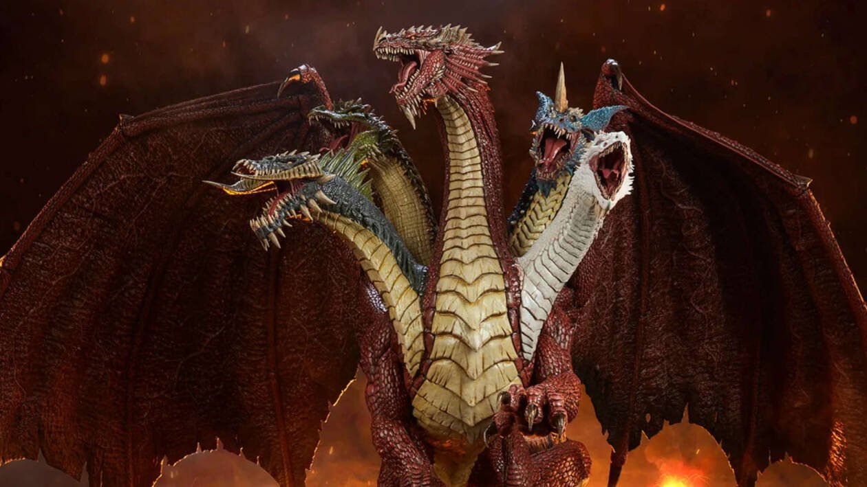 Immagine di Dungeons and Dragons: La statua di Tiamat ha un'apertura alare di quasi 1 metro