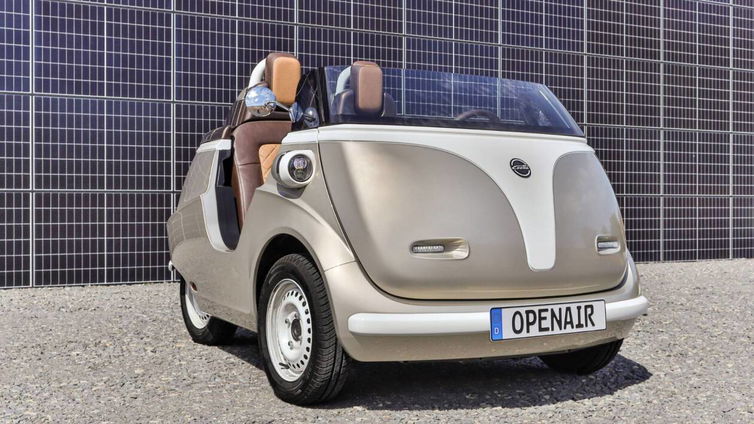 Immagine di Evetta Openair, la decappottabile elettrica ispirata all'Isetta