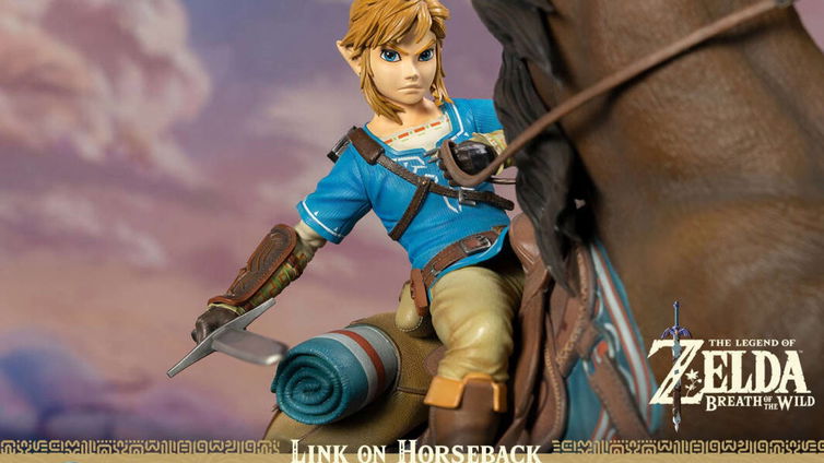 Immagine di Link di The Legend of Zelda arriva a cavallo con la nuova statua First 4 Figures