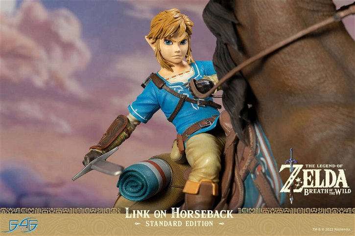 Immagine di Link di The Legend of Zelda arriva a cavallo con la nuova statua First 4 Figures