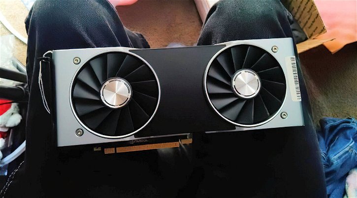 Immagine di Prototipo di GeForce GTX 2080 appare su eBay
