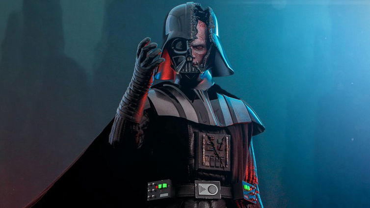 Immagine di Da Obi-Wan Kenobi, ecco la figure di Darth Vader in versione Damage