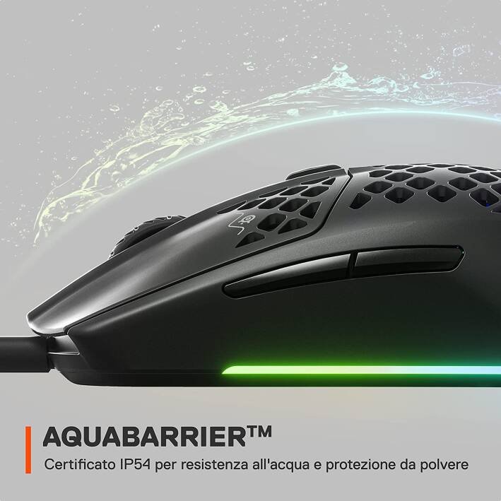 Immagine di SteelSeries Aerox 3: mouse ultra leggero oggi con un prezzo da urlo!