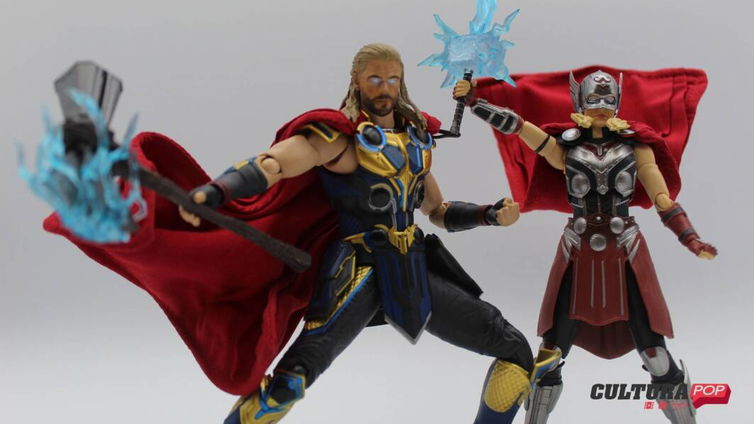 Immagine di Thor: Love and Thunder, le action figure di Bandai : recensione