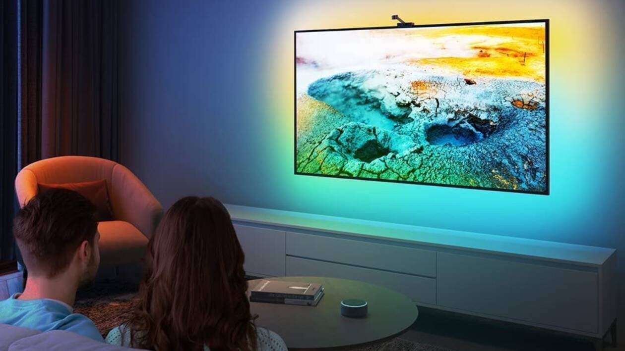 Immagine di Trasforma completamente la tua TV con questo fantastico kit di illuminazione!