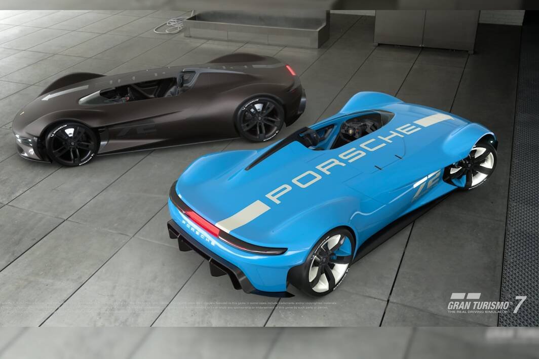 Immagine di Porsche Vision GT Spyder, la hypercar elettrica da 1.300 cavalli