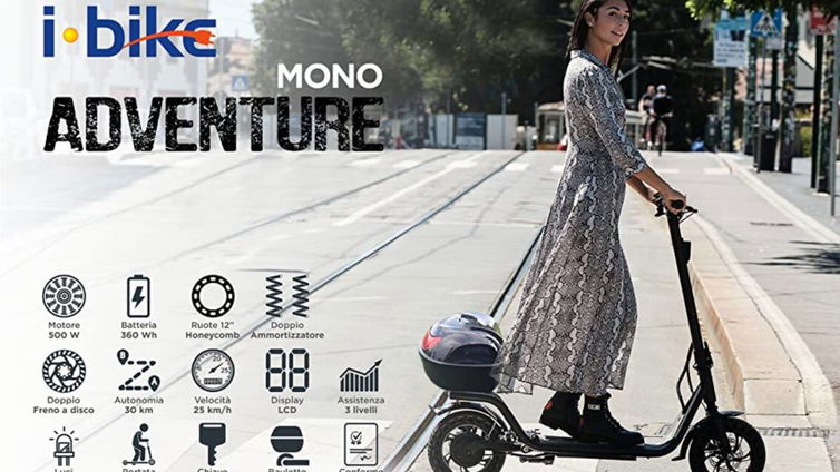 Immagine di Oltre 390€ di sconto su questo splendido monopattino elettrico i-Bike!