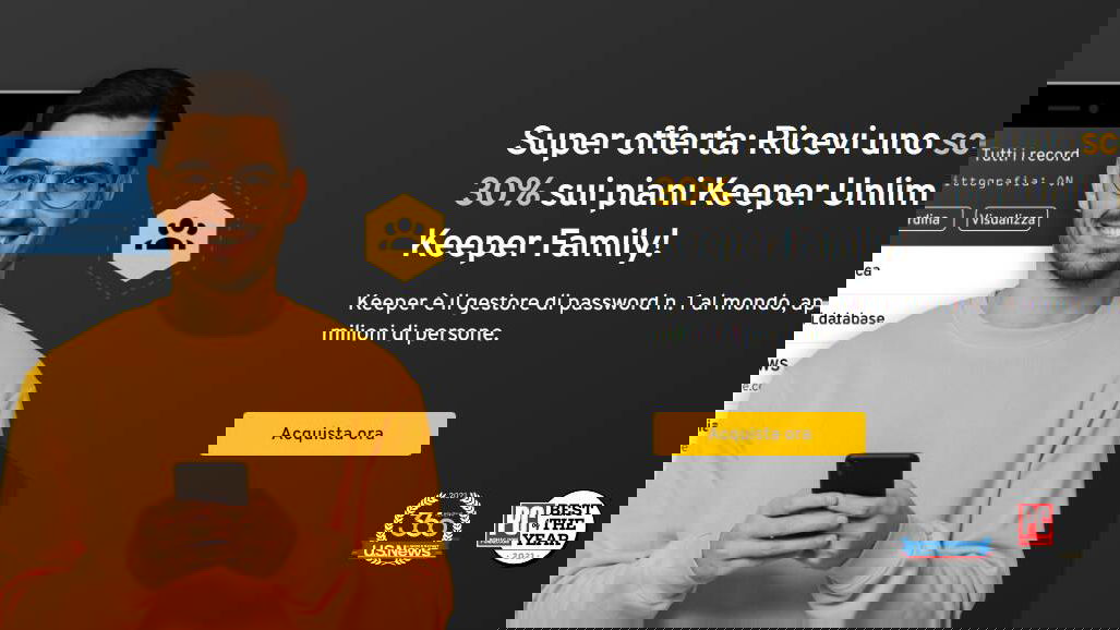 Immagine di Vi serve un password manager? Approfittate dei super sconti di Keeper per settembre!