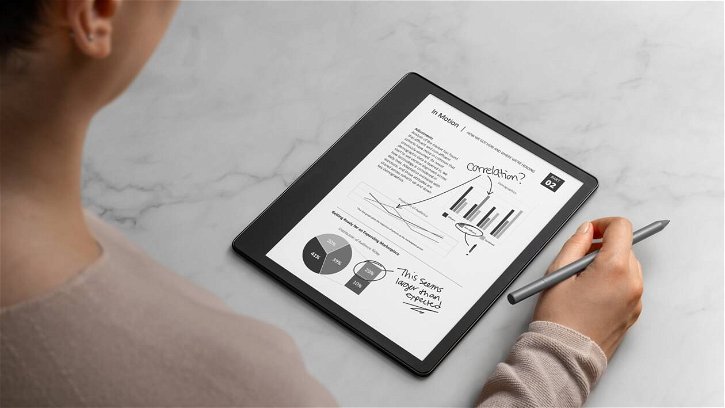 Immagine di Amazon sfodera il pennino, Kindle Scribe sfida ReMarkable 2 e Huawei MatePad Paper