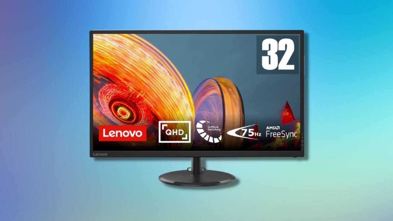 Immagine di Splendido monitor Lenovo da 32" in sconto del 40%!