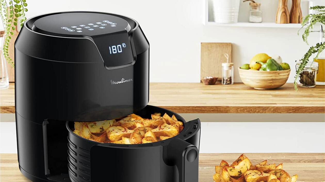 Immagine di Ottima friggitrice ad aria Moulinex a meno di 90€ su Amazon!