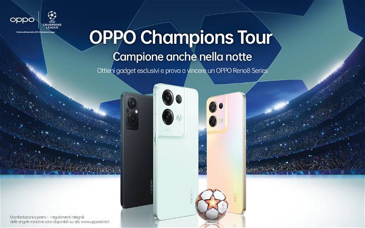 Immagine di Oppo Champions Tour: la UEFA Champions League arriva nelle città italiane