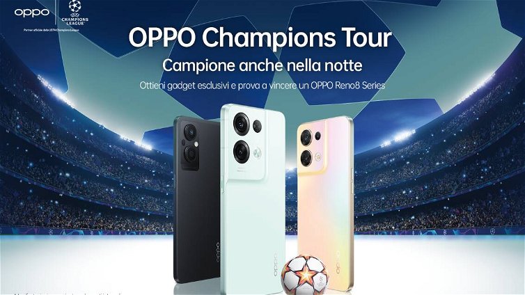 Immagine di Oppo Champions Tour: la UEFA Champions League arriva nelle città italiane