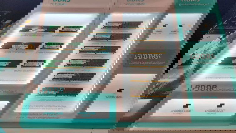 Immagine di Sk Hynix mostra i nuovi moduli DDR5-6400 da 48 e 96 GB