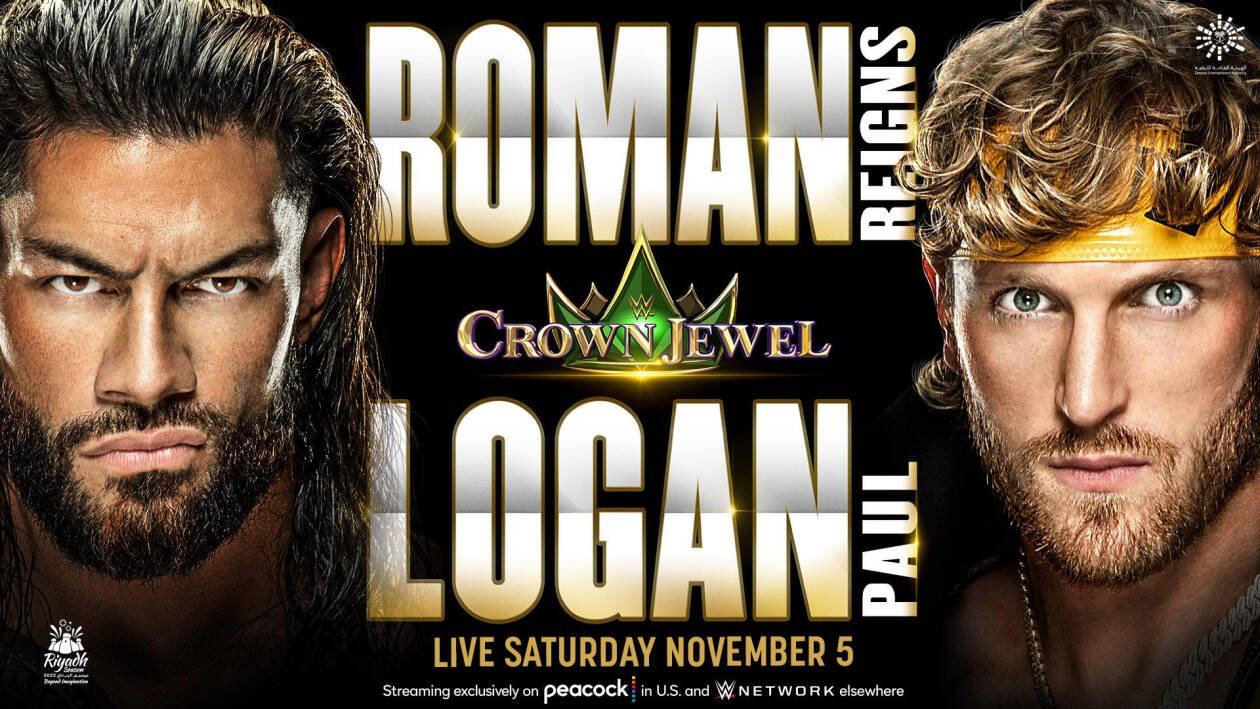 Immagine di Logan Paul punta in alto, affronterà Roman Reigns a WWE Crown Jewel!