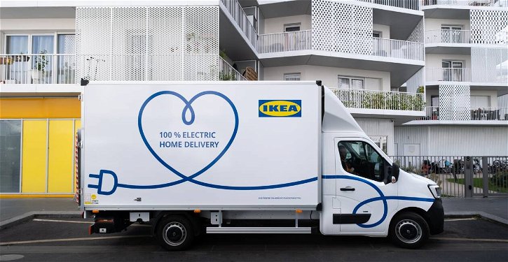 Immagine di Ikea, dal 2025 consegne con veicoli elettrici