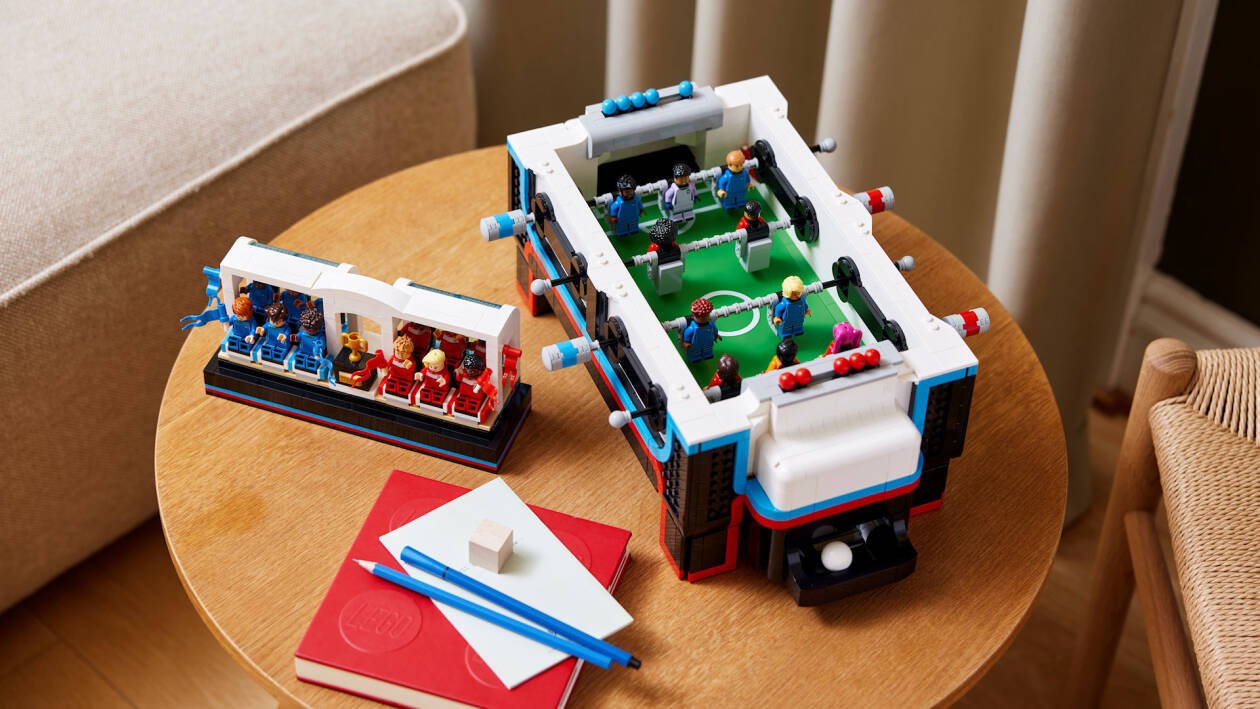Immagine di Pronti alla sfida con il calcio balilla LEGO?