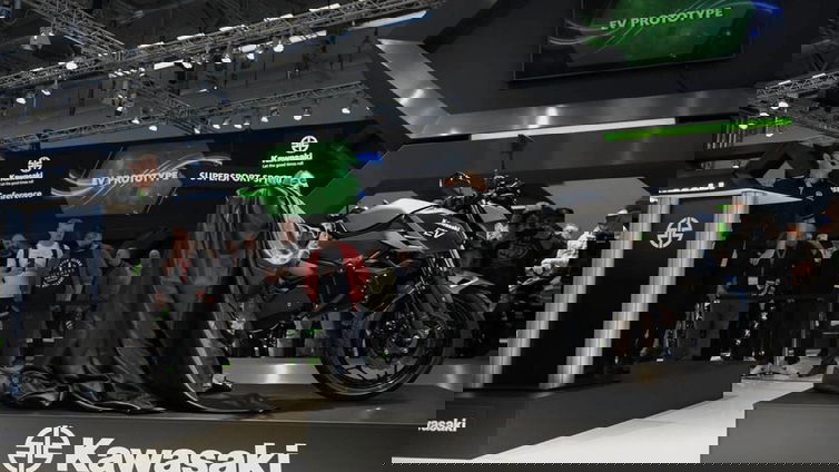 Immagine di La Kawasaki elettrica svelata a Colonia, novità a Eicma?