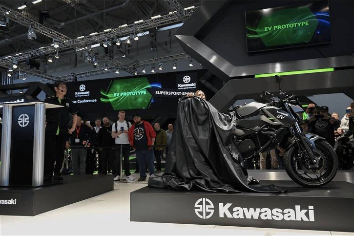 Immagine di La Kawasaki elettrica svelata a Colonia, novità a Eicma?