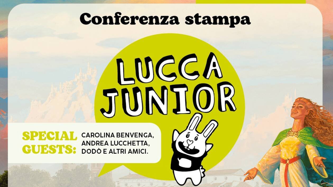 Immagine di Lucca Comics and Games 2022 presenta Lucca Junior con la prima conferenza stampa per bimbi