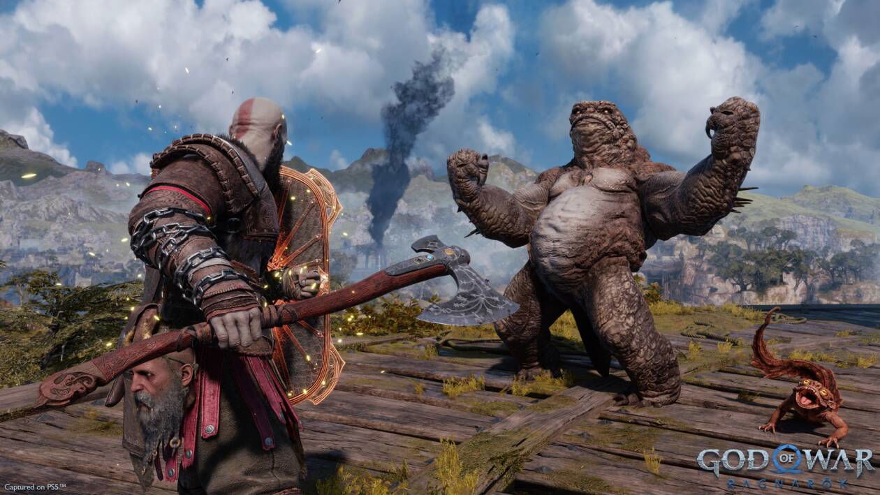 Immagine di PS5 bundle God of War Ragnarok disponibile su Unieuro!