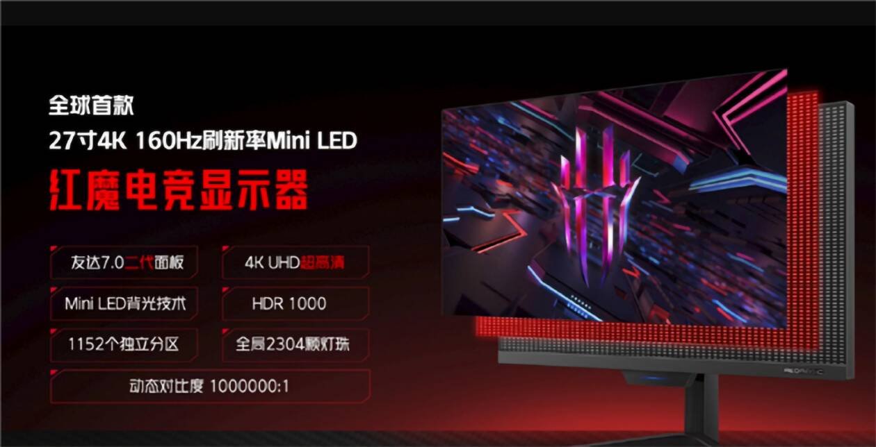 Immagine di Red Magic debutta nel mondo monitor con un 4K Mini LED