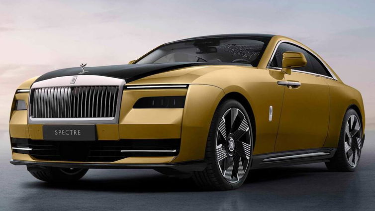 Immagine di Rolls-Royce Spectre EV, la coupé di lusso a batteria da 3 tonnellate