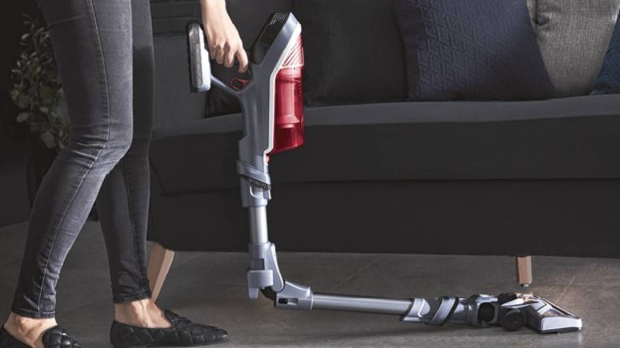 Immagine di Scopa elettrica senza fili Rowenta, snodabile e potente, in sconto di 70€ su Amazon!