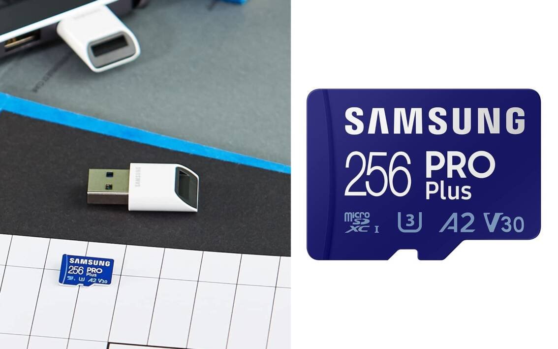 Immagine di Micro SD XC da 256GB + lettore USB in sconto a soli 41€ su Amazon!