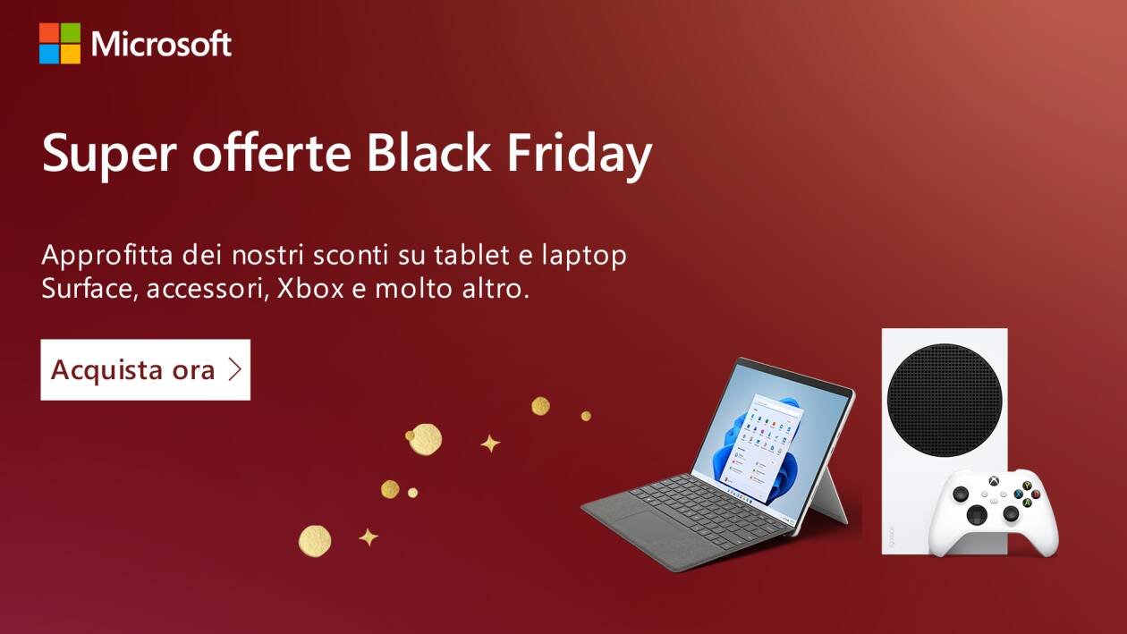 Immagine di Le migliori offerte del Black Friday su Microsoft Store