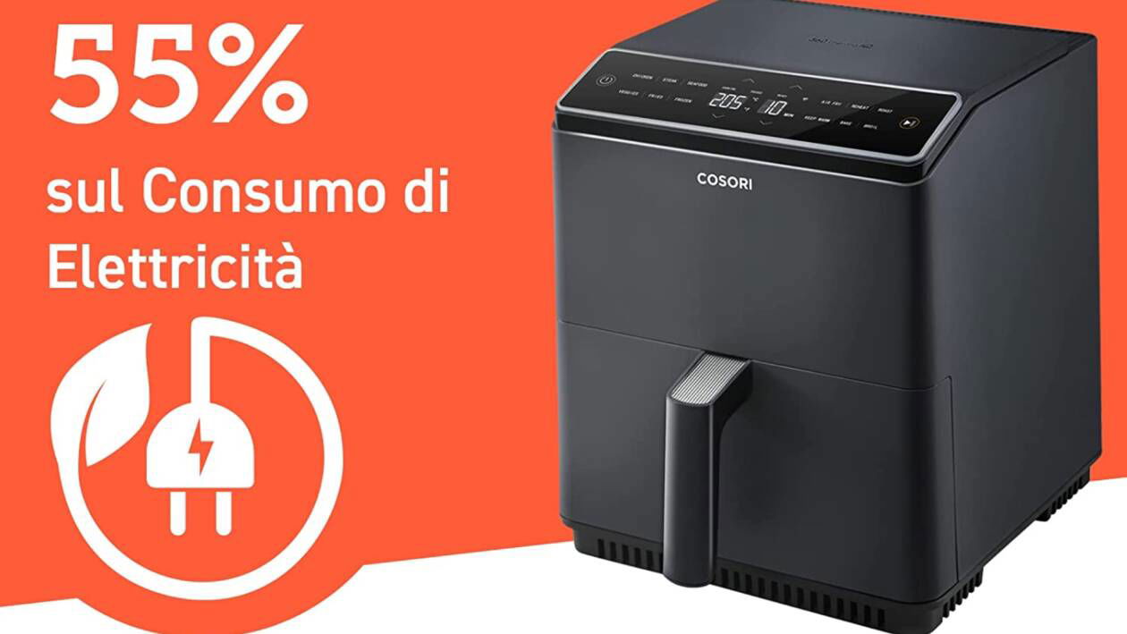 Immagine di Friggitrice ad aria super capiente e super scontata su Amazon! -36%