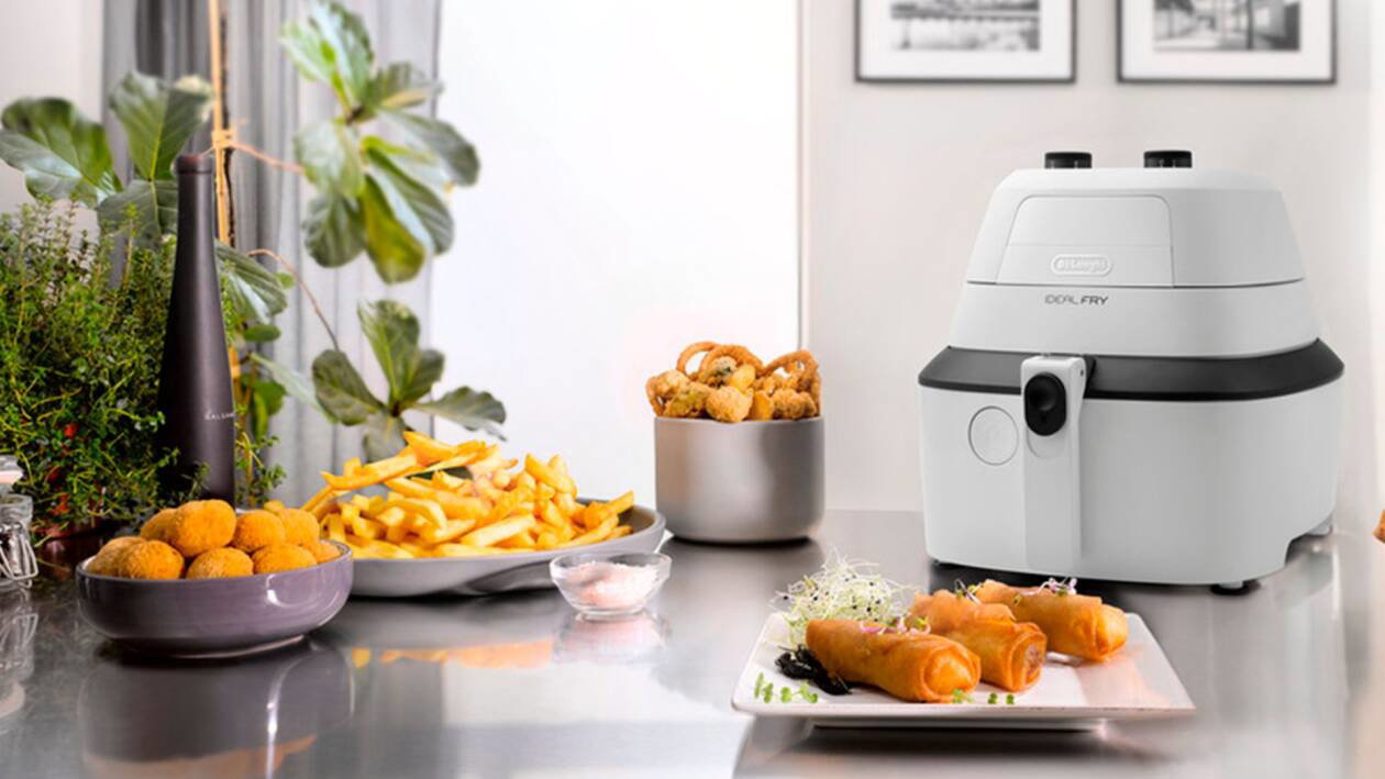 Immagine di Oltre 70€ di sconto su questa ottima friggitrice ad aria De'Longhi!
