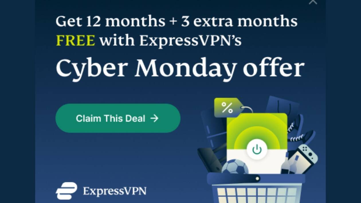 Immagine di Express VPN Black Friday, 49% di sconto e 3 mesi gratis