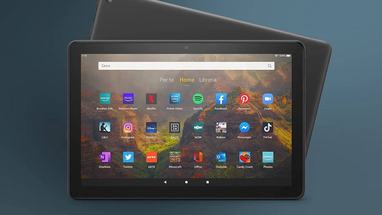 Immagine di Tablet Amazon Fire HD 10 mai così conveniente! Lo paghi meno di 100€!