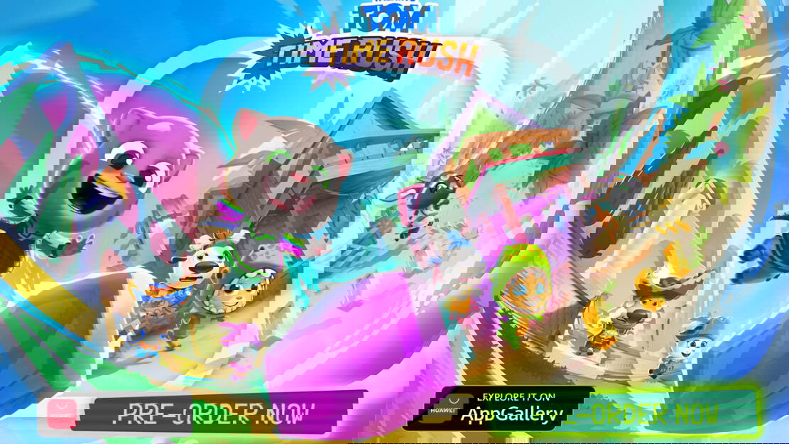 Immagine di Talking Tom Time Rush, pre-registrazioni aperte su Huawei AppGallery