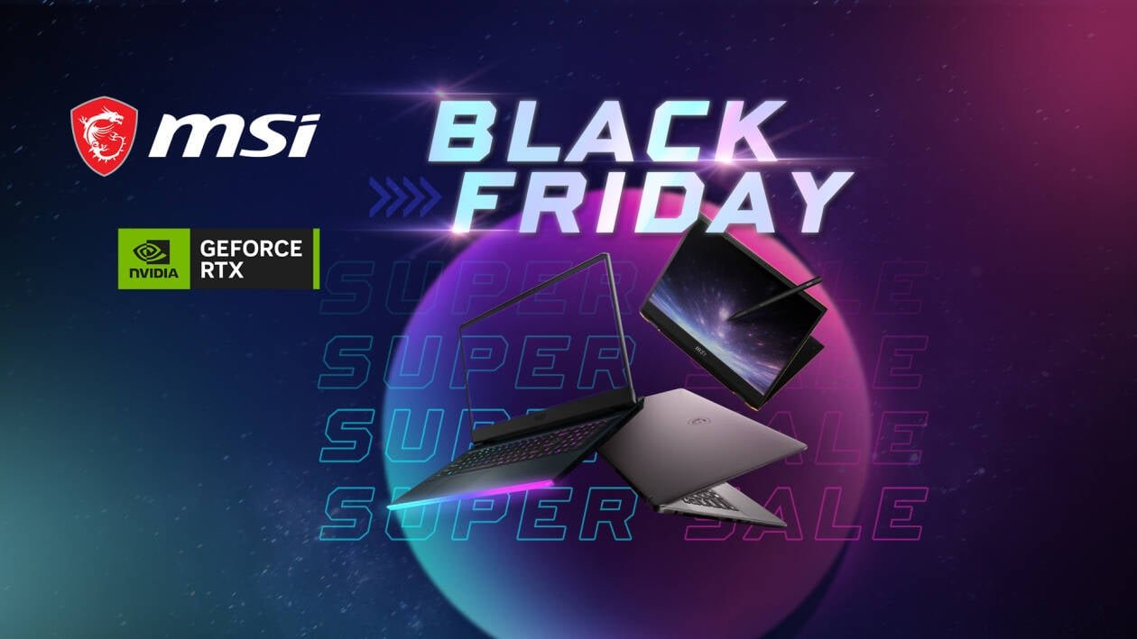 Immagine di Notebook gaming MSI, le migliori offerte del Black Friday