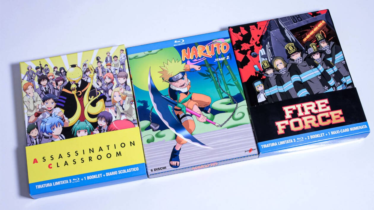 Immagine di Assassionation Classroom, Fire force e Naruto: le nuove proposte in Blu-ray