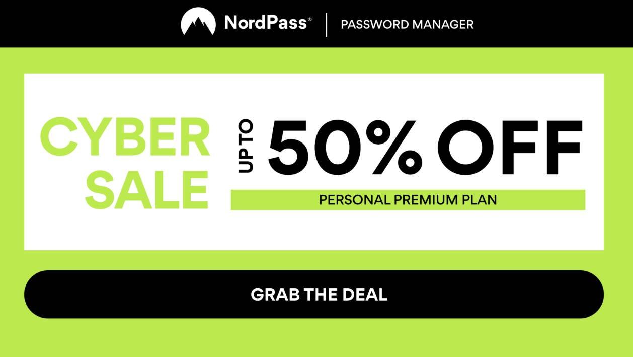 Immagine di NordPass Premium, per il Black Friday super sconto del 50%