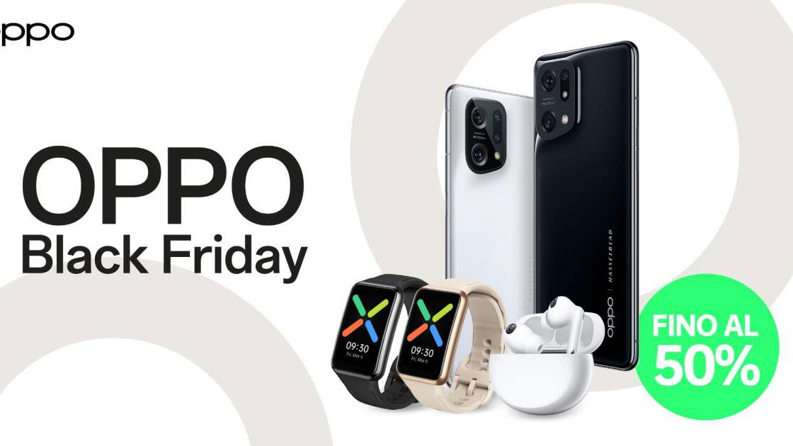 Immagine di Oppo Black Week: smartphone, auricolari, wearable e tablet a prezzi stracciati!