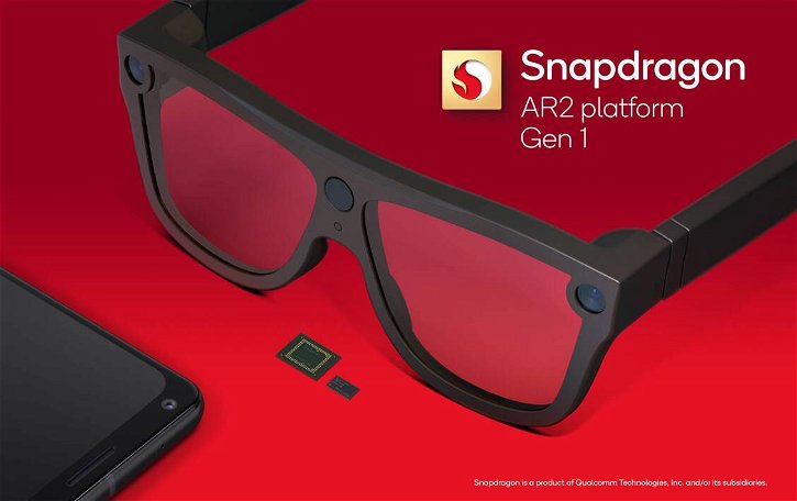 Immagine di Qualcomm Snapdragon AR2 Gen 1, per occhiali AR eleganti e ad alte prestazioni