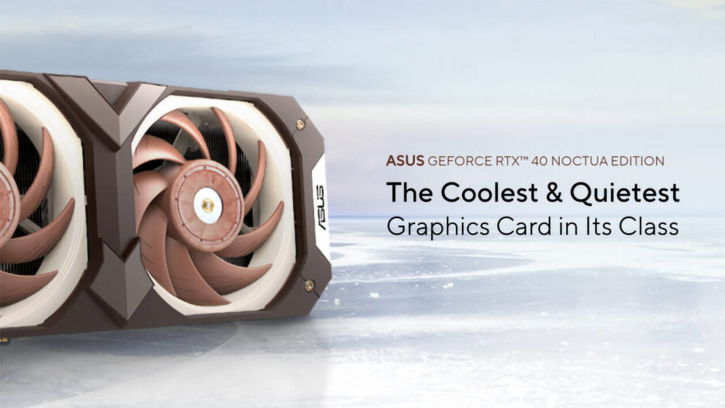 Immagine di Le RTX 40 Noctua Edition di ASUS debutteranno al CES 2023