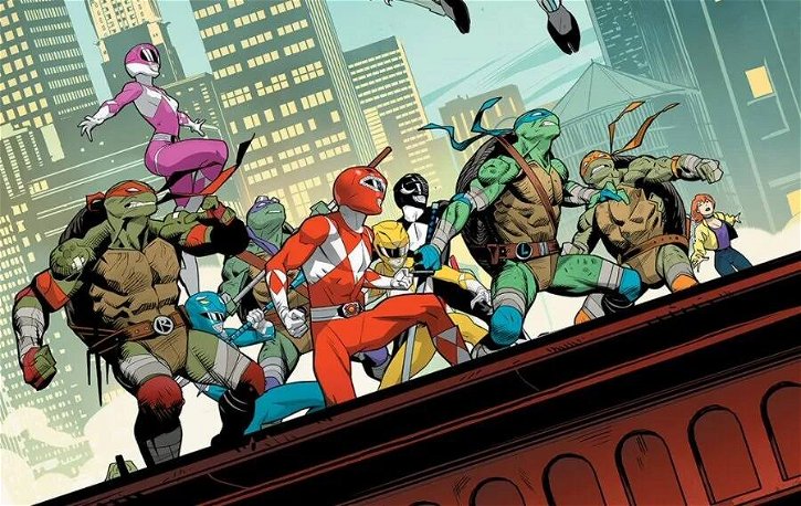 Immagine di Mighty Morphin Power Rangers/Teenage Mutant Turtles, recensione: un crossover spettacolare