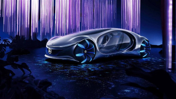 Immagine di Mercedes Vision AVTR, l'elettrica più futuristica di sempre appare di nuovo