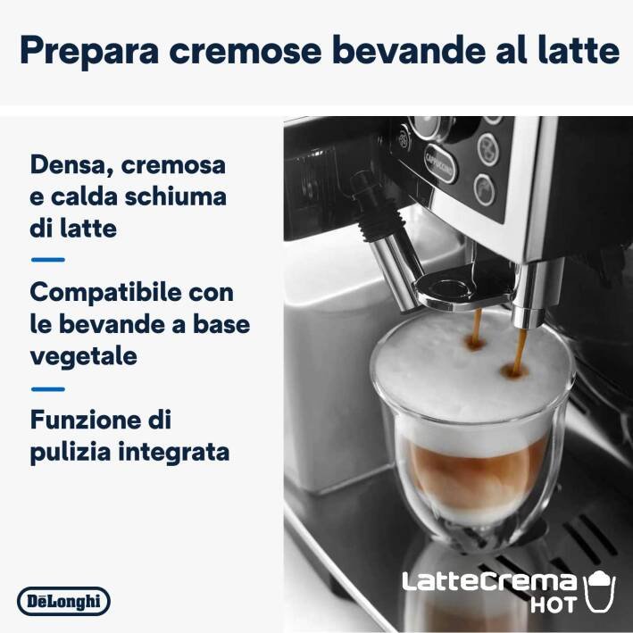 DELONGHI Macchina Caffè Espresso Automatica Schiuma Latte Originale  Magnifica S