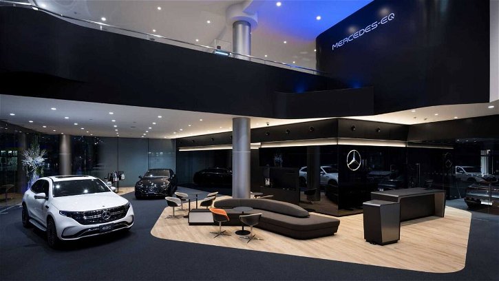 Immagine di Mercedes, in Giappone la concessionaria dedicata alle EV